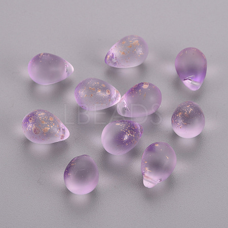 Two Tone Transparent Spray Painted Glass Charms GLAA-T016-37-F04-1