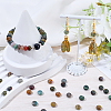 1 Strand Natural Indian Agate Beads Strands G-SC0003-77-4