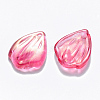 Transparent Spray Painted Glass Pendants GLAA-T016-27B-2