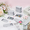 80Pcs Slide Top Tinplate Trinket Storage Boxes CON-WA0001-03-5