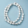 Electroplated Synthetic Magnetic Hematite Beads Strands G-Q1009-G02-01-3