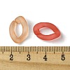 Transparent Frosted Acrylic Linking Rings OACR-B017-03C-3