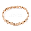 Brass Link Chain Bracelets for Women Men BJEW-P324-01F-KCG-1
