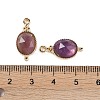 Natural Amethyst Faceted Pendans KK-L218-003G-02-3