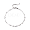 304 Stainless Steel Link Chain Bracelets for Women BJEW-JB12680-2