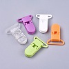 Eco-Friendly PC Plastic Baby Pacifier Clips AJEW-K010-01-3
