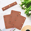 4Pcs Detachable PU Imitation Leather Bag Handle Wrap PURS-BBC0001-08D-7
