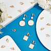 20Pcs Brass Clip-on Earring Findings KK-SC0004-81KCG-4