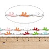 304 Stainless Steel Enamel Coral Link Chains CHS-F023-01H-P-2