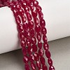 Lab Grown Red Corundum Beads Strands GG-CBAC488-01C-1