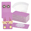 120Pcs Blank kraft Paper Earring Card Holder for Earring Display DIY-PH0009-96A-1