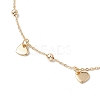 3Pcs 3 Styles Brass Cable Chain Anklets AJEW-AN00601-5