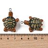 Opaque Resin Pendants RESI-G129-05-3