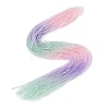 Transparent Gradient Color Glass Beads Strands GLAA-G101-2mm-18-1
