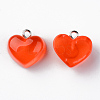 Transparent Resin Pendants RESI-R429-30A-2