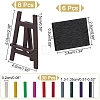 Mini Wood Easel & Chalkboard & Chalk Set ODIS-NB0001-40-2