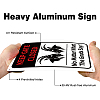 UV Protected & Waterproof Aluminum Warning Signs AJEW-WH0111-F-08-4