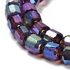 Electroplate Glass Beads Strands EGLA-D030-19E-3