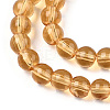 Transparent Glass Beads Strands GLAA-T032-T4mm-08-2