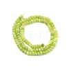 Dyed Natural Malaysia Jade Rondelle Beads Strands G-E316-2x4mm-41-2