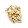 Zinc Alloy Rhinestone  Lapel Pins for Backpack Clothes JEWB-D305-02D-G-2