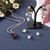 42Pcs 7 Style Electroplate Acrylic Pendants MACR-TA0001-26-7