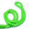 Baking Painted Imitation Jade Glass Round Bead Strands DGLA-Q021-8mm-09-3