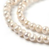 Natural Cultured Freshwater Pearl Beads Strands PEAR-J005-03-01-2