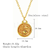 304 Stainless Steel Enamel Constellation Pendant Necklaces LS-DJ0261-5-1-1