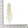 Alloy with Rhinestone Cup Chains Tassel Pendants EJEW-B036-04G-3