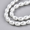 Baking Paint Pearlized Glass Pearl Bead Strands HY-T002-01B-01-2