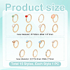 2 Sets 2 Style Alloy Finger Rings Sets RJEW-UN0003-03G-3
