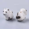 Handmade Porcelain Beads X-PORC-N004-82-2