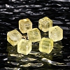 Natural Lemon Quartz Cube Beads PW-WGA95C5-01-3