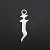 Non-Tarnish 201 Stainless Steel Charms STAS-S105-JA569-J-1