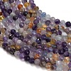 Natural Purple Fluorite Beads Strands GG-CBA753B-A01-4mm-3