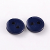 2-Hole Flat Round Resin Sewing Buttons for Costume Design BUTT-E119-28L-11-2