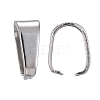 Tarnish Resistant 201 Stainless Steel Snap on Bails LS-STAS-F117-16P-6x12-1