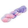 1 Skein 80% Wool 20% Acrylic Fiber Rainbow Segment Dyed Yarn OCOR-TA0003-02C-2
