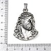 304 Stainless Steel Pendants STAS-C131-02A-AS-3