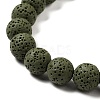Natural Lava Rock Bead Strands G-L435-03-8mm-20-3