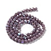 Opaque Glass Beads Strands EGLA-A035-P4mm-L11-2