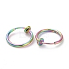 304 Stainless Steel Tubular Clip-on Earrings for Women EJEW-G299-02A-M-2