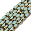 Electroplate Glass Beads Strands EGLA-P061-02A-11-1