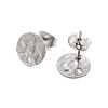 304 Stainless Steel Stud Earring Finding STAS-Z091-02P-06-2