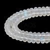 Frosted Transparent Glass Beads Strands FGLA-M002-01I-4
