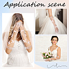 Bowknot Polyester Long Lace Gloves AJEW-WH20007-92A-4