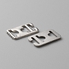 Zinc Alloy Ribbon Crimp Ends LS-DIY-WH0430-053P-2