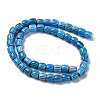 Handmade Lampwork Chevron Beads Strands X-LAMP-K041-01B-07-3