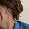 Brass Stud Earrings for Women AG5925-1-2